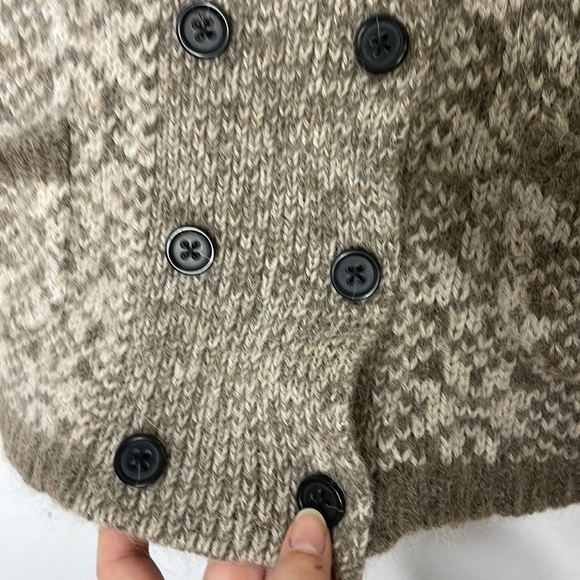 BANANA Republic alpaca wool blend double breasted cardigan - Picture 6 of 8
